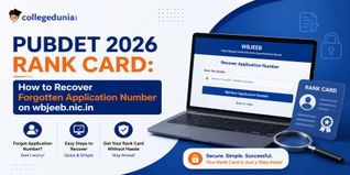 PUBDET 2026 Rank Card: How to Recover Forgotten Application Number on wbjeeb.nic.in